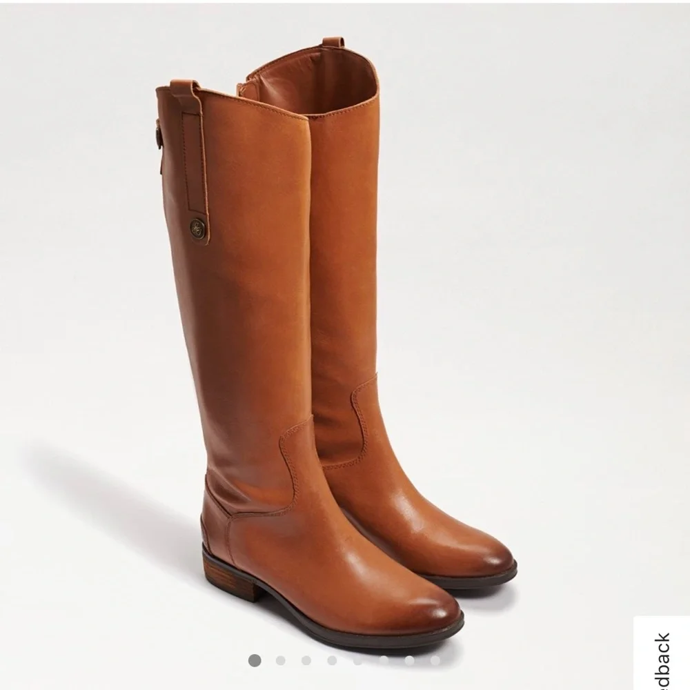 Sam Edelman Leather Riding Boot - Picture 2 of 9